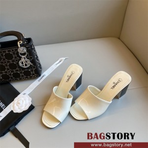 샤넬 CHANEL 힐 샌들 슬리퍼