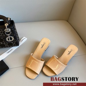 샤넬 CHANEL 힐 샌들 슬리퍼