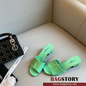 샤넬 CHANEL 힐 샌들 슬리퍼