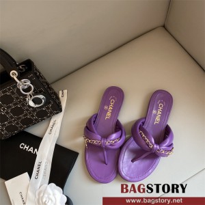 샤넬 CHANEL 힐 샌들 슬리퍼