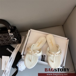 샤넬 CHANEL 힐 샌들 슬리퍼