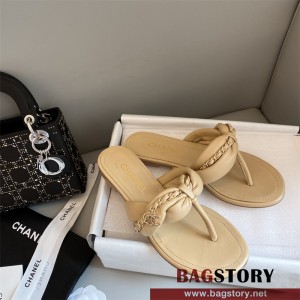 샤넬 CHANEL 힐 샌들 슬리퍼