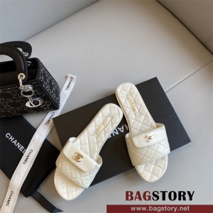 샤넬 CHANEL 힐 샌들 슬리퍼