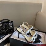샤넬 CHANEL 힐 샌들 슬리퍼