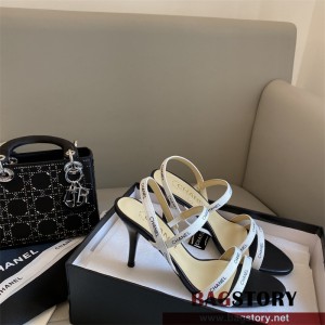 샤넬 CHANEL 힐 샌들 슬리퍼