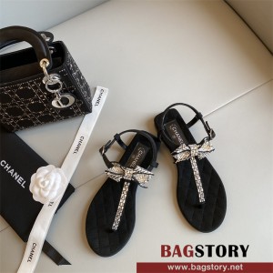 샤넬 CHANEL 힐 샌들 슬리퍼