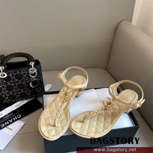 샤넬 CHANEL 힐 샌들 슬리퍼