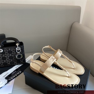 샤넬 CHANEL 힐 샌들 슬리퍼