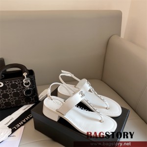 샤넬 CHANEL 힐 샌들 슬리퍼