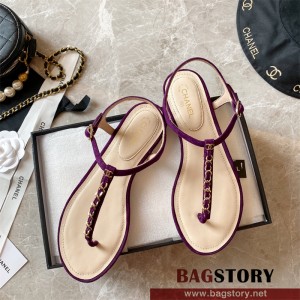 샤넬 CHANEL 힐 샌들 슬리퍼