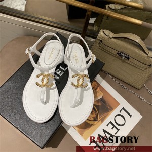 샤넬 CHANEL 힐 샌들 슬리퍼