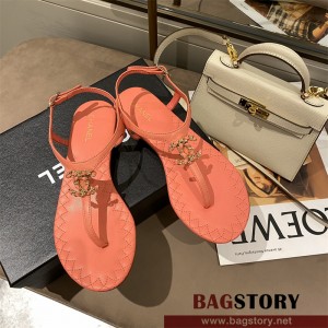 샤넬 CHANEL 힐 샌들 슬리퍼