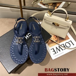 샤넬 CHANEL 힐 샌들 슬리퍼