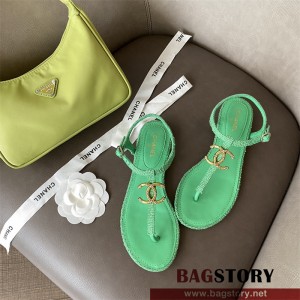 샤넬 CHANEL 힐 샌들 슬리퍼