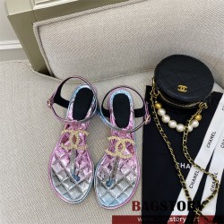 샤넬 CHANEL 힐 샌들 슬리퍼