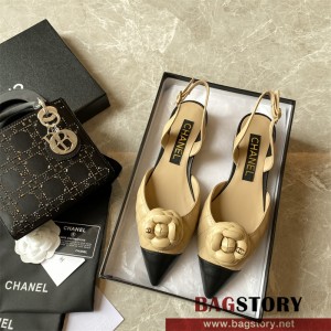 샤넬 CHANEL 힐 샌들 슬리퍼