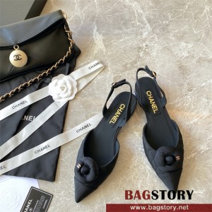 샤넬 CHANEL 힐 샌들 슬리퍼