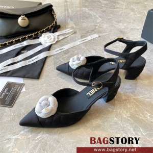 샤넬 CHANEL 힐 샌들 슬리퍼