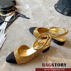 샤넬 CHANEL 힐 샌들 슬리퍼