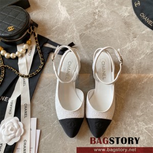 샤넬 CHANEL 힐 샌들 슬리퍼