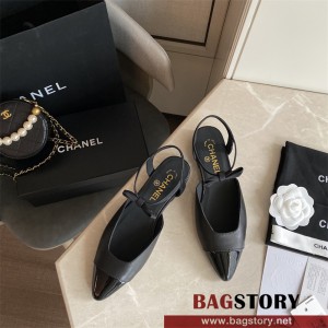 샤넬 CHANEL 힐 샌들 슬리퍼