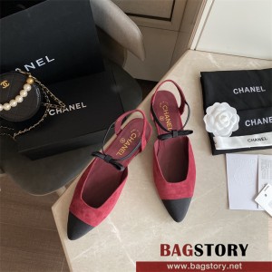 샤넬 CHANEL 힐 샌들 슬리퍼