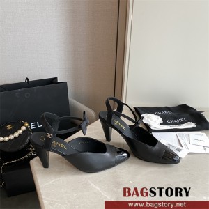 샤넬 CHANEL 힐 샌들 슬리퍼