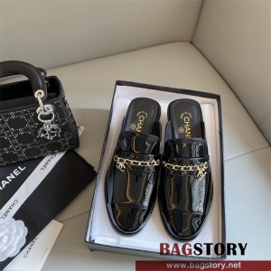 샤넬 CHANEL 힐 샌들 슬리퍼