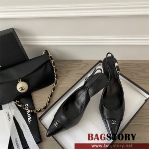 샤넬 CHANEL 힐 샌들 슬리퍼