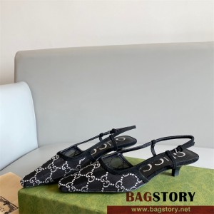 구찌 GUCCI 힐 샌들 슬리퍼