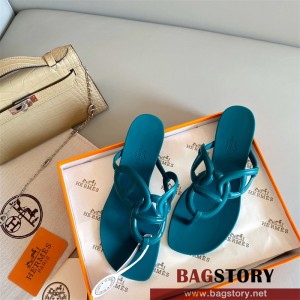 에르메스 HERMES 힐 샌들 슬리퍼