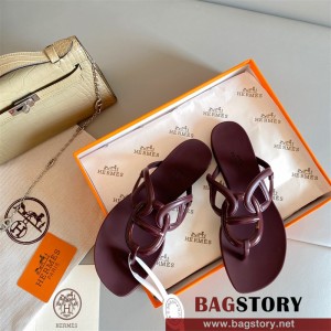 에르메스 HERMES 힐 샌들 슬리퍼