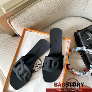 에르메스 HERMES 힐 샌들 슬리퍼