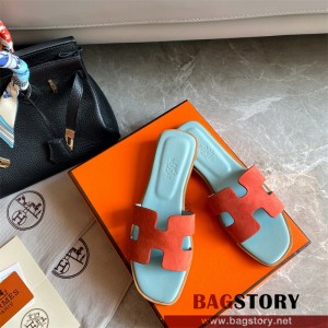 에르메스 HERMES 힐 샌들 슬리퍼