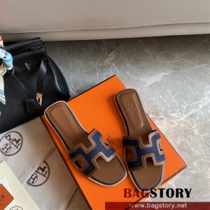 에르메스 HERMES 힐 샌들 슬리퍼