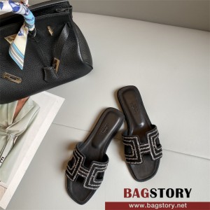 에르메스 HERMES 힐 샌들 슬리퍼