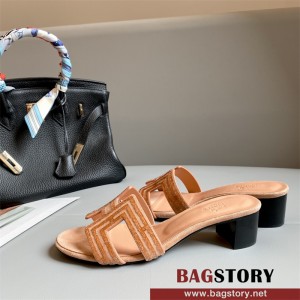 에르메스 HERMES 힐 샌들 슬리퍼