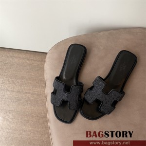 에르메스 HERMES 힐 샌들 슬리퍼