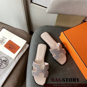 에르메스 HERMES 힐 샌들 슬리퍼