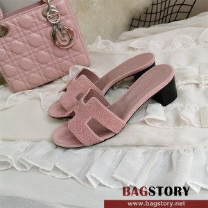 에르메스 HERMES 힐 샌들 슬리퍼