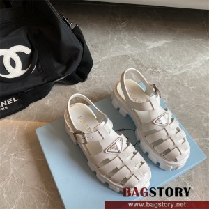 프라다 PRADA 힐 샌들 슬리퍼