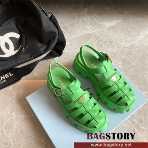 프라다 PRADA 힐 샌들 슬리퍼