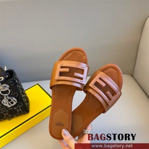 펜디 FENDI 힐 샌들 슬리퍼