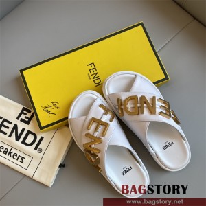 펜디 FENDI 힐 샌들 슬리퍼