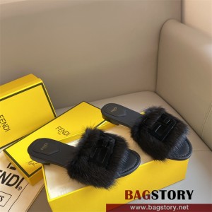 펜디 FENDI 힐 샌들 슬리퍼