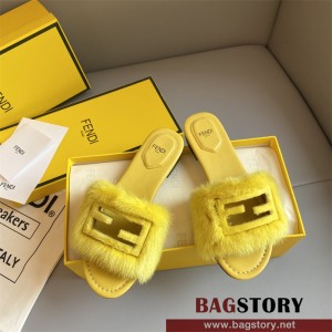 펜디 FENDI 힐 샌들 슬리퍼