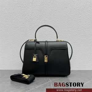 셀린느 CELINE 카프스킨 레더 16 토트백 미디움