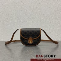 셀린느 CELINE 베사체 미니 트리오페 캔버스 여성 크로스백  196702