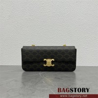 셀린느 샤이니 가죽 트리오페 숄더백 197413