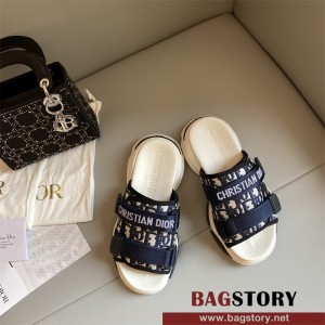 디올 DIOR 힐 샌들 슬리퍼